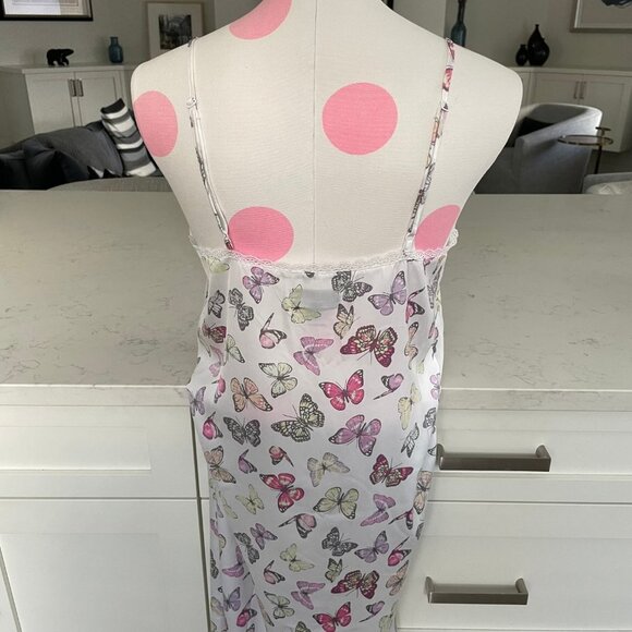 40 winks Butterfly Print w Lace Trimmed Polyester Chemise Multi Color Sz XS NWT - Picture 6 of 11